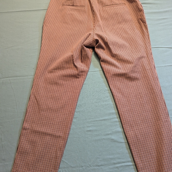 Slim pants size 14 red/off white plaid - Picture 4 of 4
